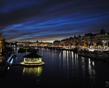 Stockholm kvällstid.